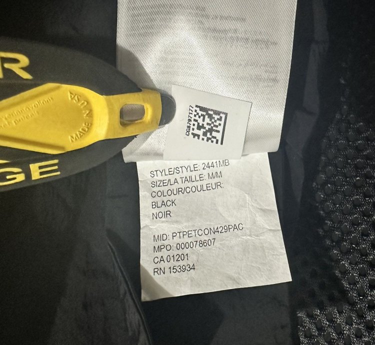 CANADA GOOSE BLACK DISC FABER WIND BOMBER JACKET