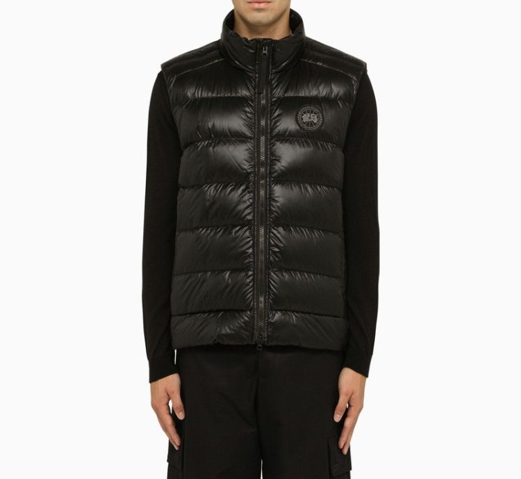 Canada Goose Black Label Black Nylon Waistcoat