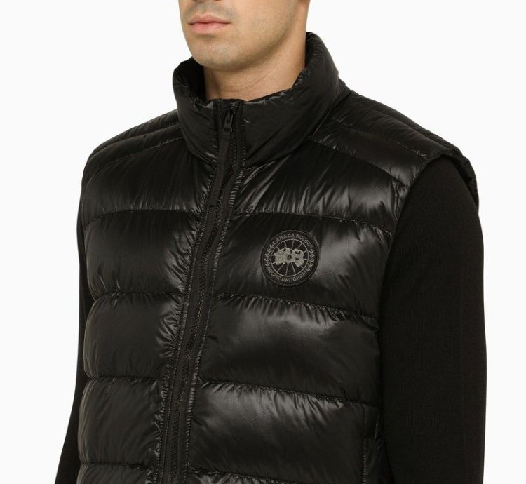 Canada Goose Black Label Black Nylon Waistcoat