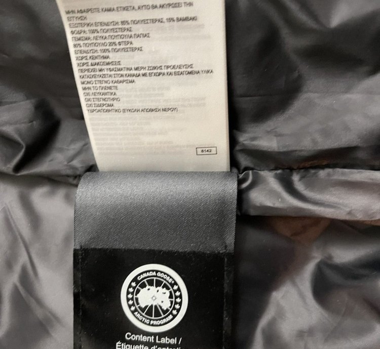 Canada Goose Black Label MacMillan Parka Coastal Grey Size