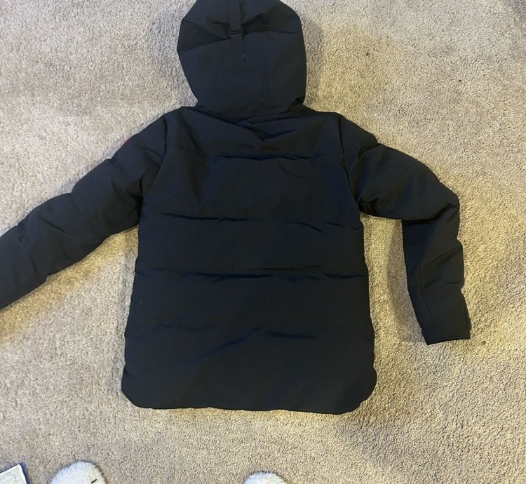 CANADA GOOSE Black MacMillan Down Jacket