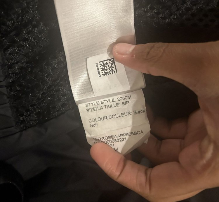 CANADA GOOSE Black MacMillan Down Jacket