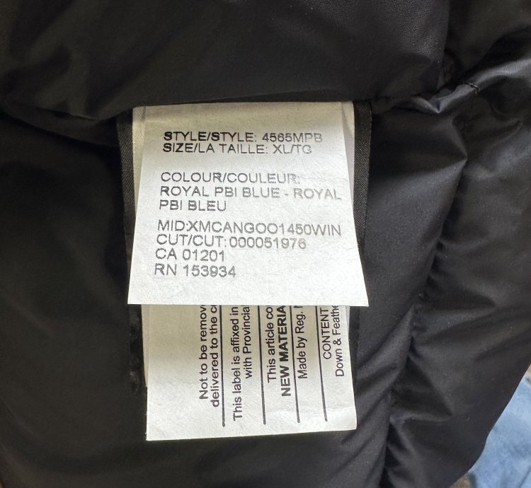Canada Goose Blue Expedition Parka PBI Heritage