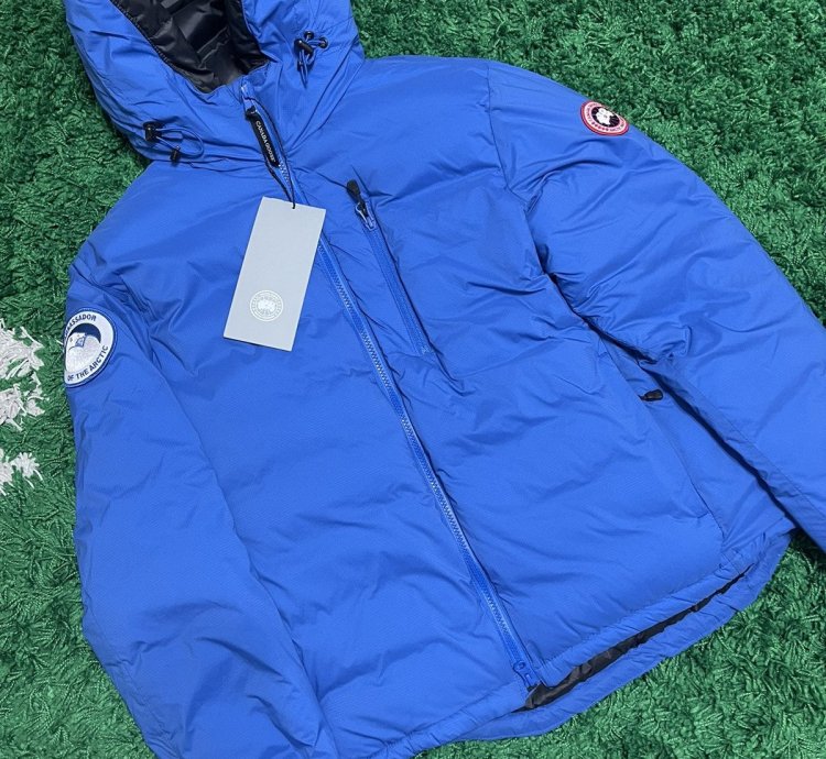 Canada Goose Blue Puff Jacket