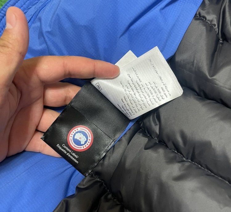 Canada Goose Blue Puff Jacket