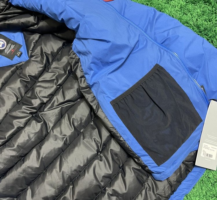 Canada Goose Blue Puff Jacket