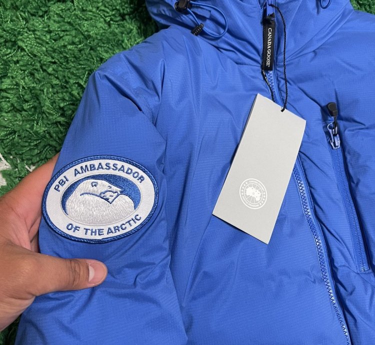 Canada Goose Blue Puff Jacket