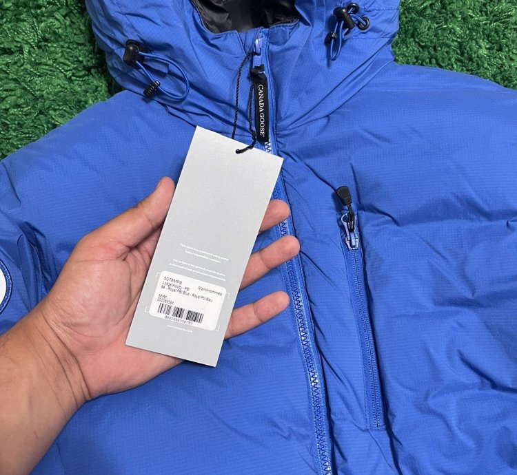 Canada Goose Blue Puff Jacket