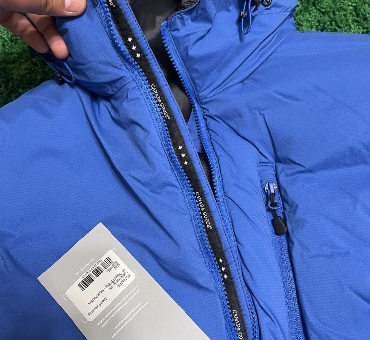Canada Goose Blue Puff Jacket