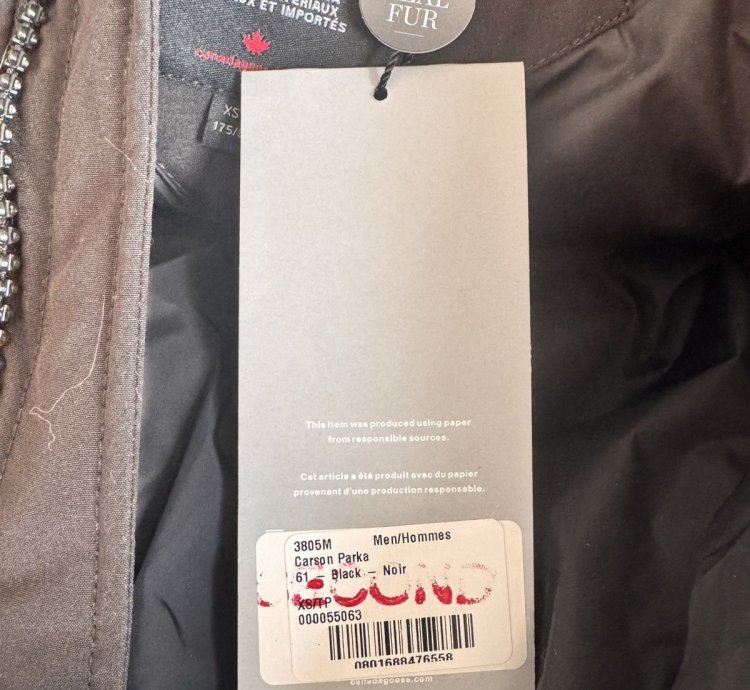 Canada Goose Carson men Parka size XS