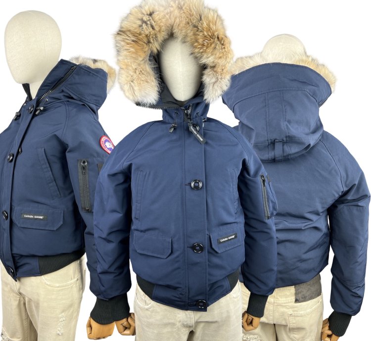 Canada Goose Chilliwack Bomber 7999L Blue New