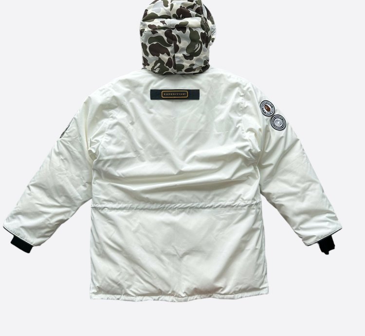 Canada Goose Concepts Bape White Expedition Jacket