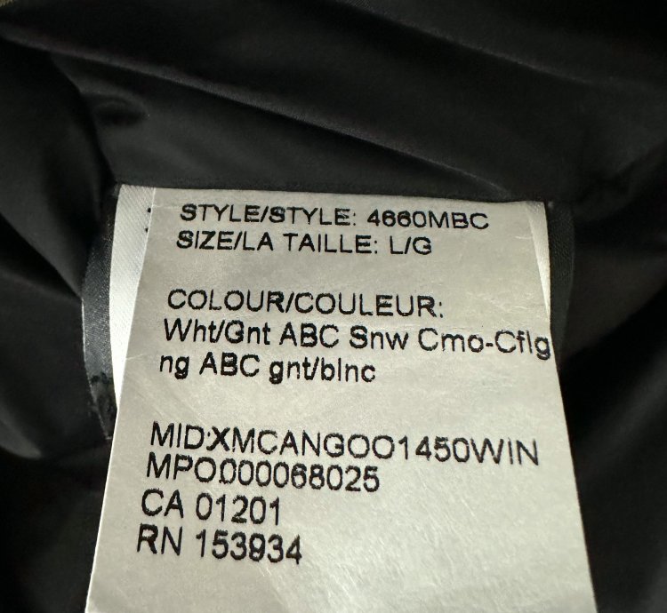Canada Goose Concepts Bape White Expedition Jacket