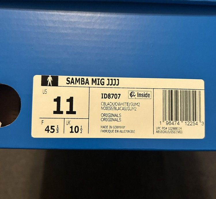 Adidas JJJJound Samba