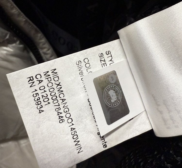 CANADA GOOSE CROFTON PUFFER JACKET sz New SILVER BIRCH