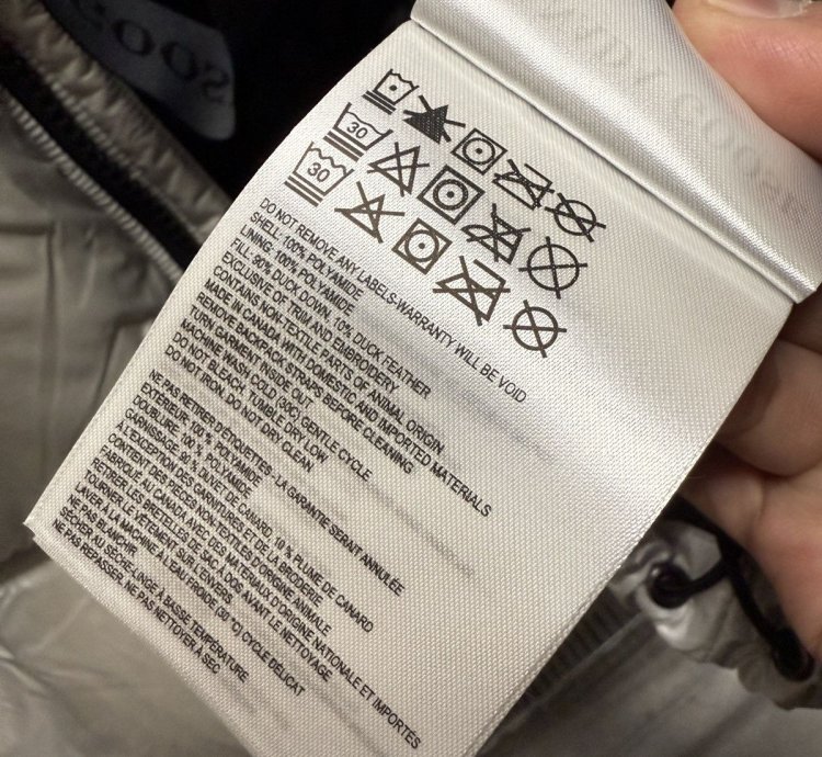 CANADA GOOSE CROFTON PUFFER JACKET sz New SILVER BIRCH
