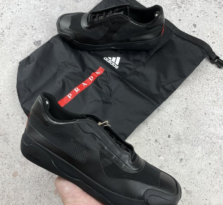 Adidas Prada Luna Rossa 21 Black Sneakers Size 8 5