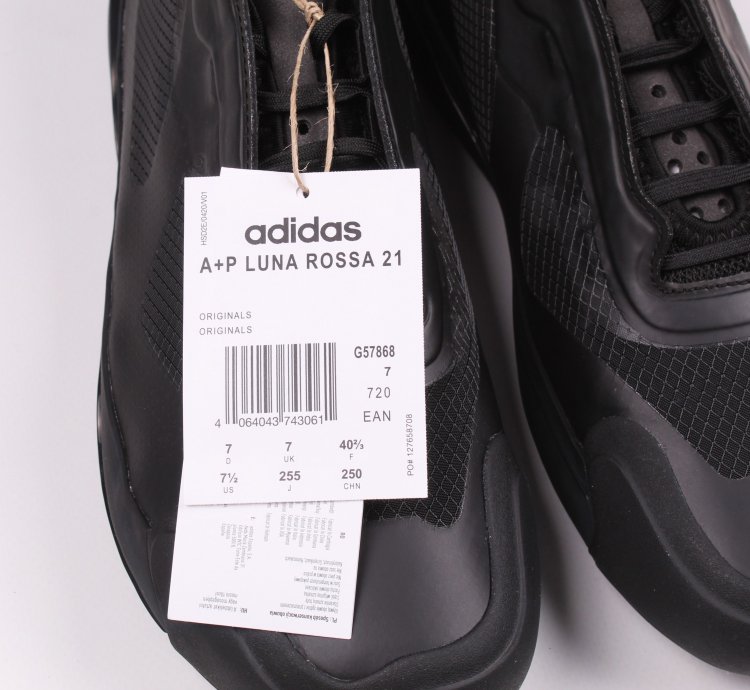 Adidas Prada Luna Rossa 21 Core Black Sneakers