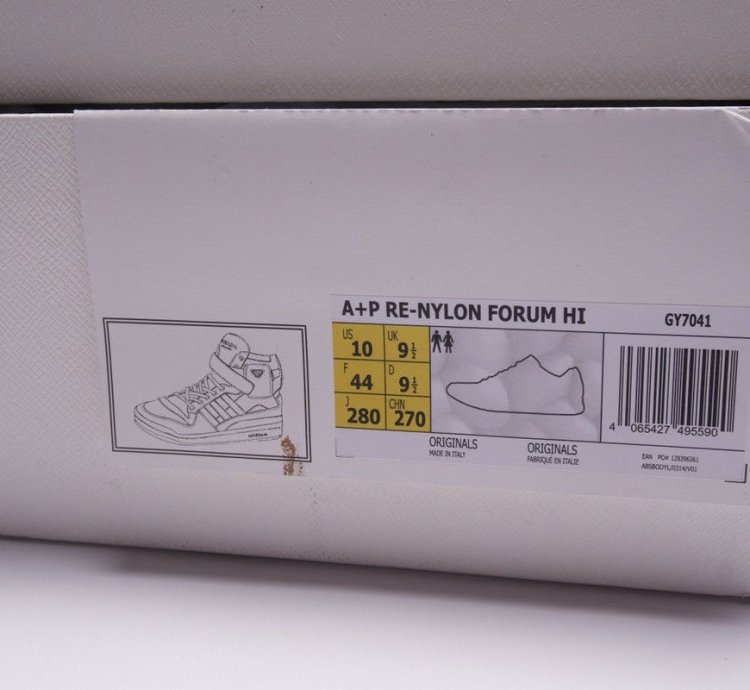 Adidas Prada Re-Nylon Forum High-Top Sneakers