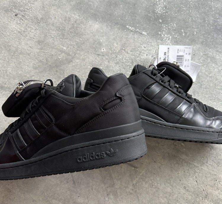 ADIDAS PRADA RE-NYLON FORUM LOW BLACK US 13