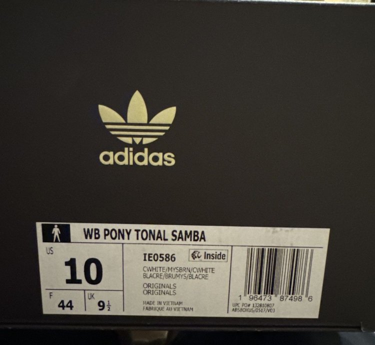 Adidas Samba Pony Tonal Wales Bonner Cream White