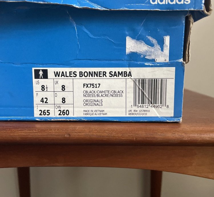 Adidas Samba Wales Bonner (Core Black)