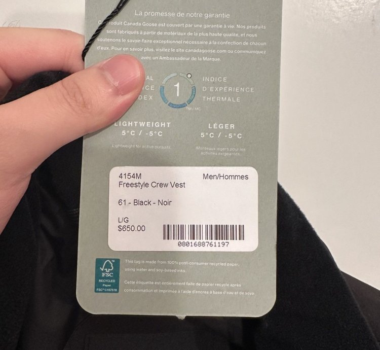 Canada Goose Freestyle Vest Gilet Black