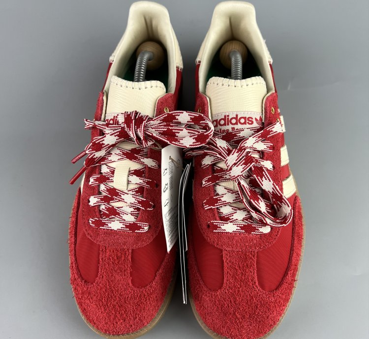 Adidas Samba Wales Bonner Red Men Sneakers US9 5