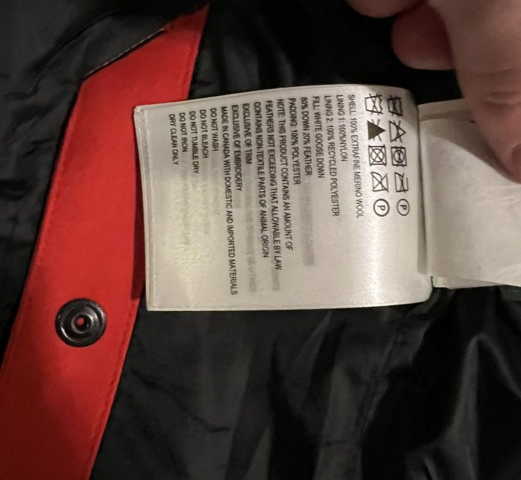 Canada Goose Henry Poole W1 Blazer Coat Jacket Wool Small