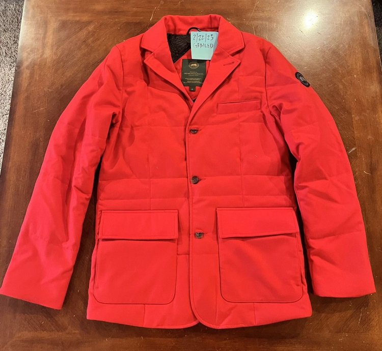 Canada Goose Henry Poole W1 Blazer Coat Jacket Wool Small