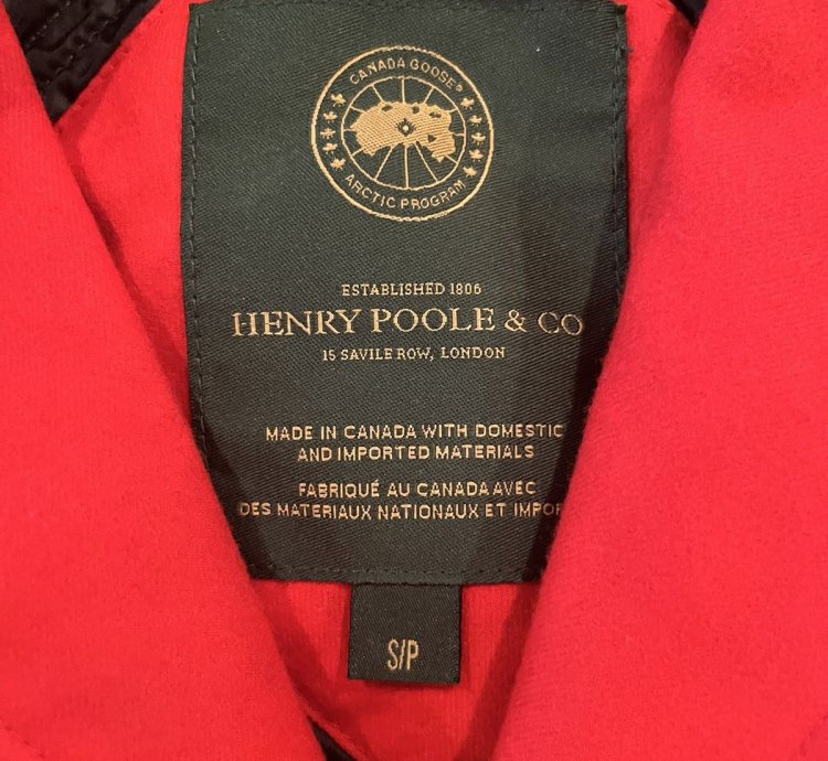Canada Goose Henry Poole W1 Blazer Coat Jacket Wool Small
