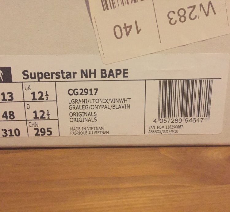 adidas Superstar Boost Bape Neighborhood