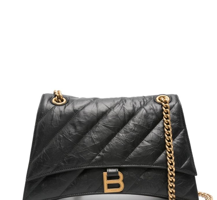 Balenciaga Crush Quilted Shoulder Bag