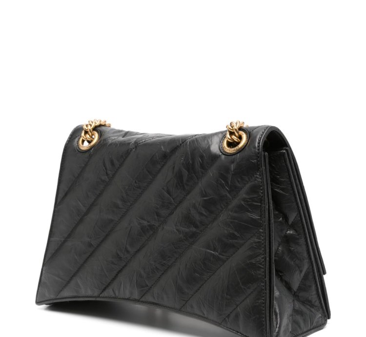 Balenciaga Crush Quilted Shoulder Bag