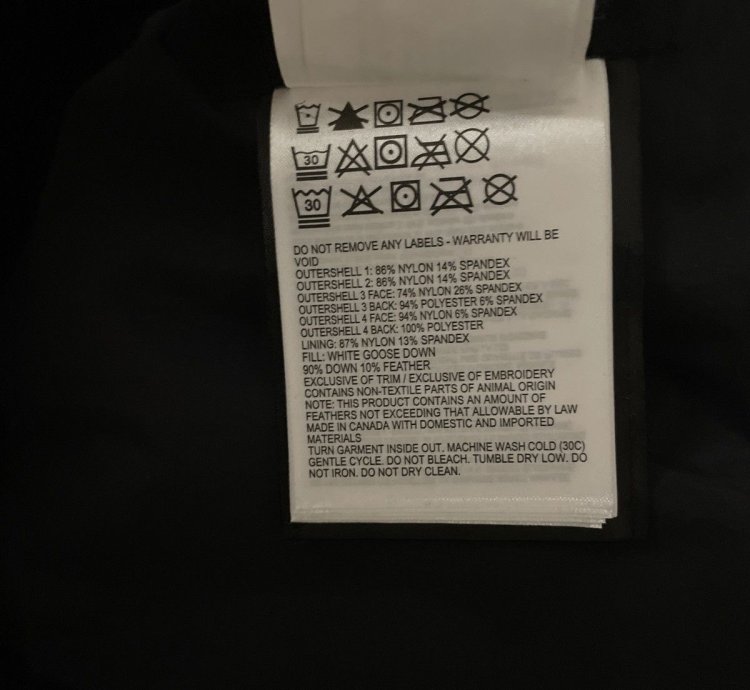 Canada Goose HyBridge CW Reflective Down Jacket Black Label