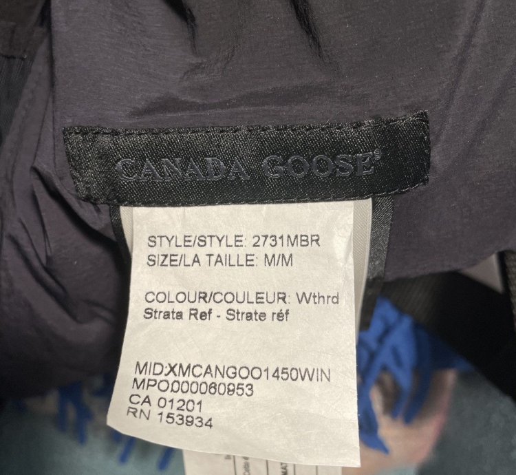 Canada Goose HyBridge CW Reflective Down Jacket Black Label