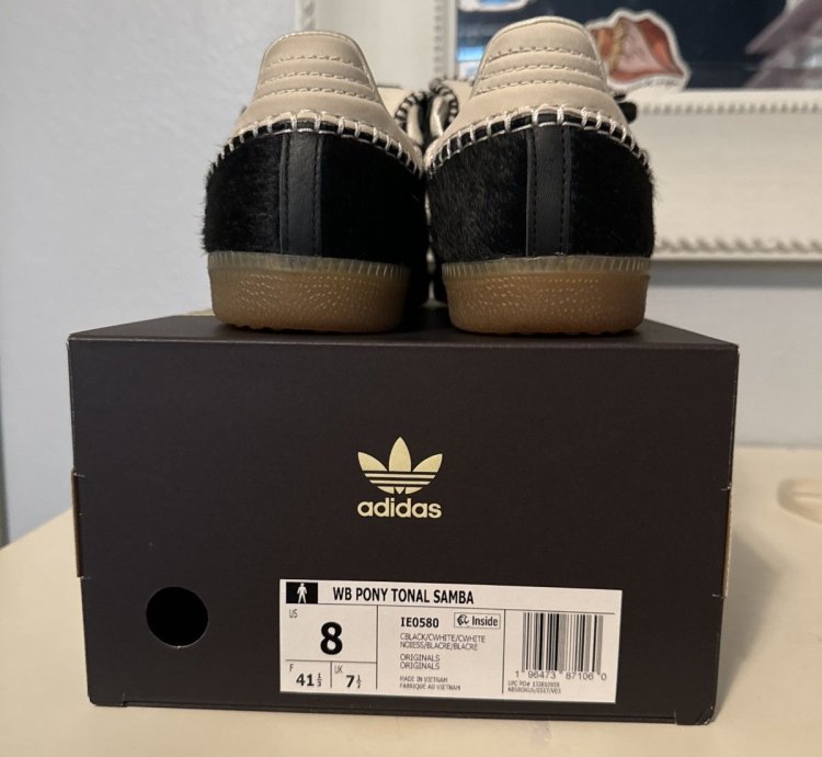 Adidas Wales Bonner Black Pony Fur Sambas