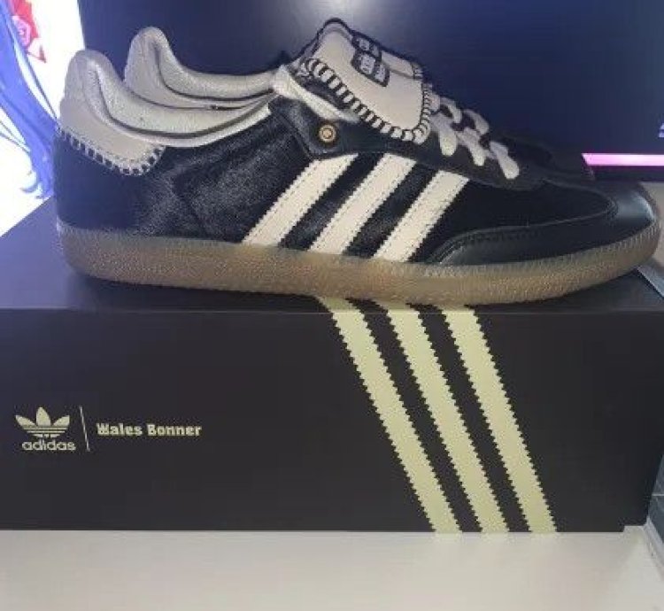 ADIDAS WALES BONNER BLACK PONY TONAL SAMBA SHOES