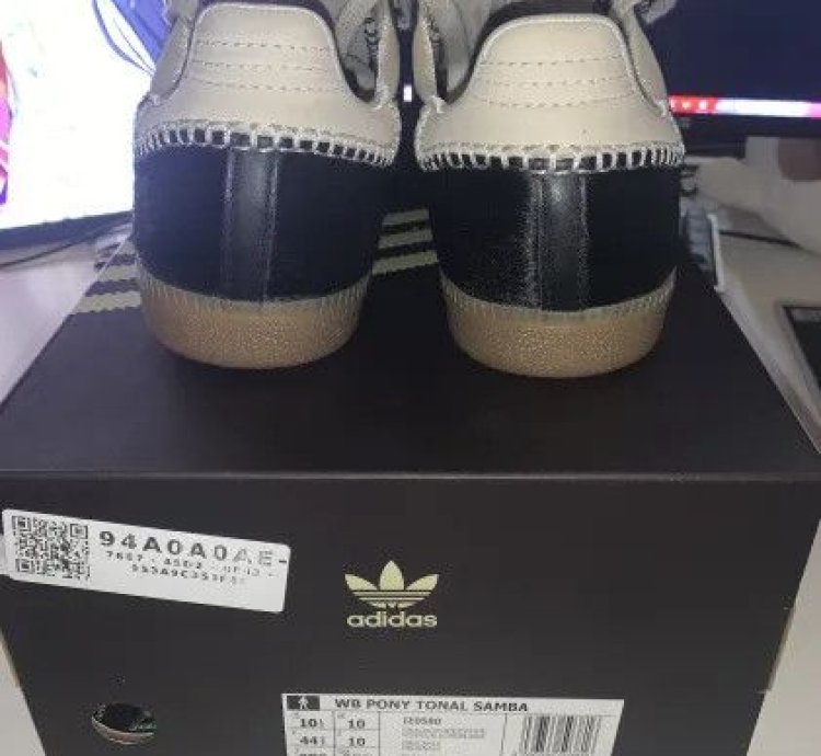 ADIDAS WALES BONNER BLACK PONY TONAL SAMBA SHOES