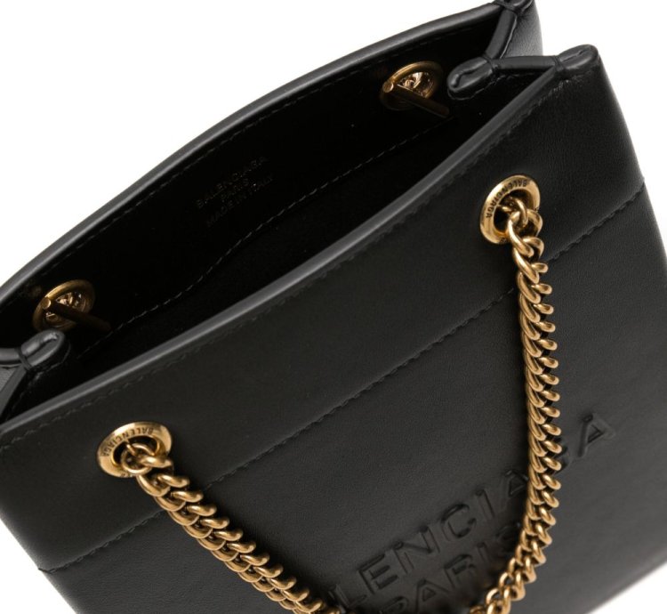 Balenciaga Duty Leather Tote Bag