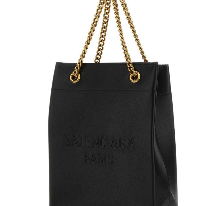 Balenciaga Duty Leather Tote Bag