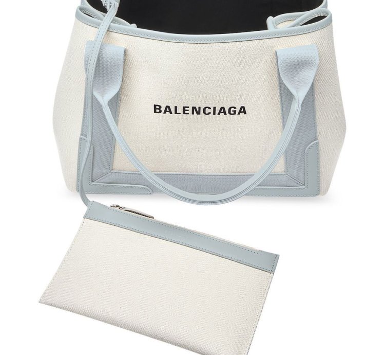 Balenciaga Logo Print Tote Bag