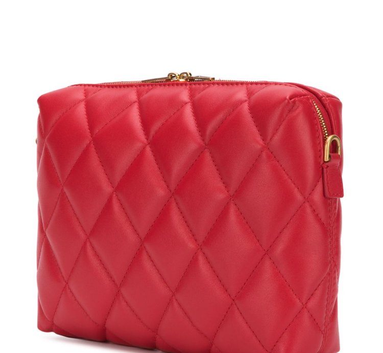 Balenciaga Red Camera Quilted Leather Shoulder Bag
