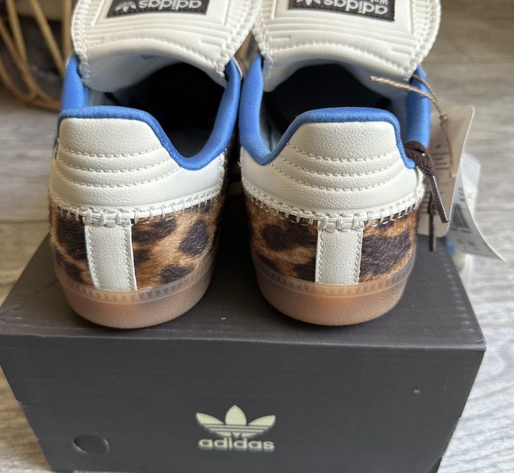 Adidas Wales Bonner Pony Hair Leopard Sambas