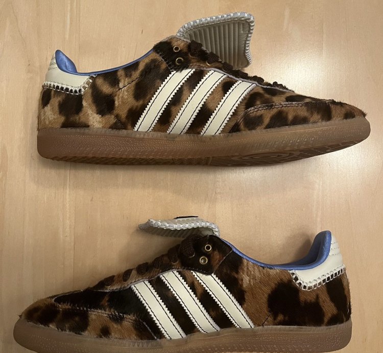 Adidas Wales Bonner Pony Leopard Samba Men 9 5