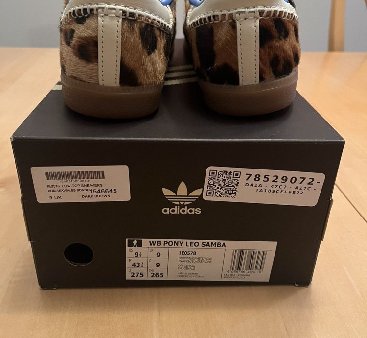 Adidas Wales Bonner Pony Leopard Samba Men 9 5