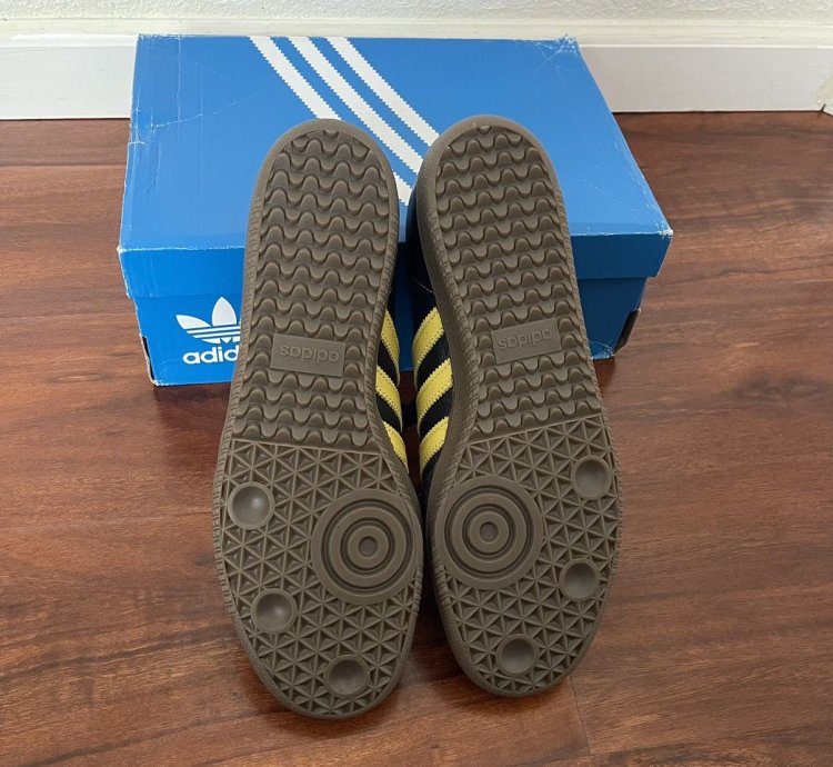 Adidas Wales Bonner Samba Collegiate Navy Yellow size 11