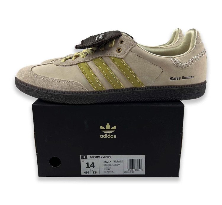 Adidas Wales Bonner Samba Ecru Tint Yellow 14