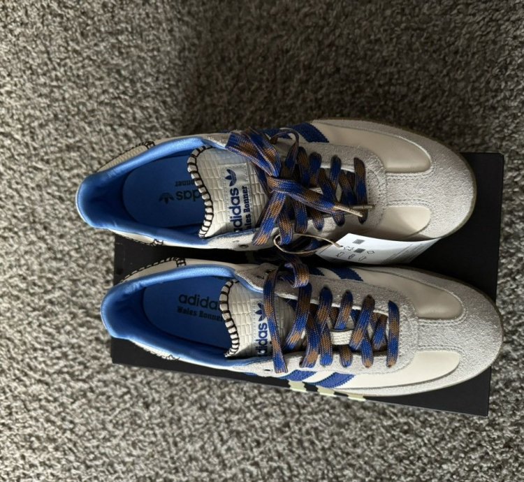 adidas Wales Bonner Samba Nylon Wonder Clay Royal Blue