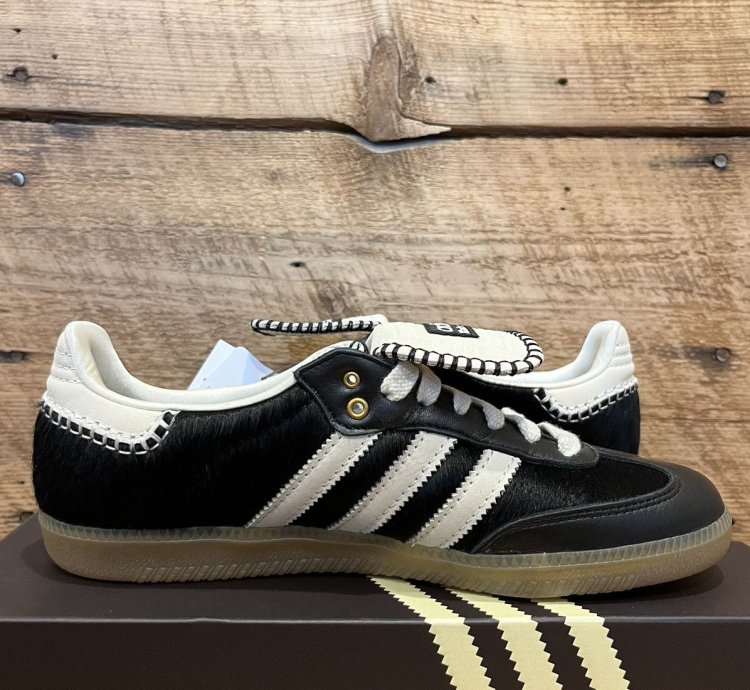 adidas Wales Bonner Samba Pony Black Cream White Gum